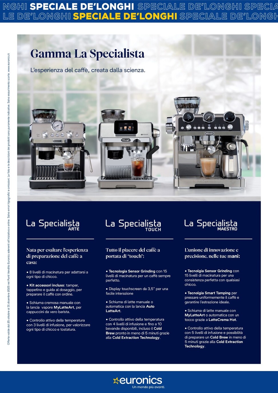 euronics - Volantino Euronics - Speciale De Longhi valido dal 25/10 al 31/10 - page: 11