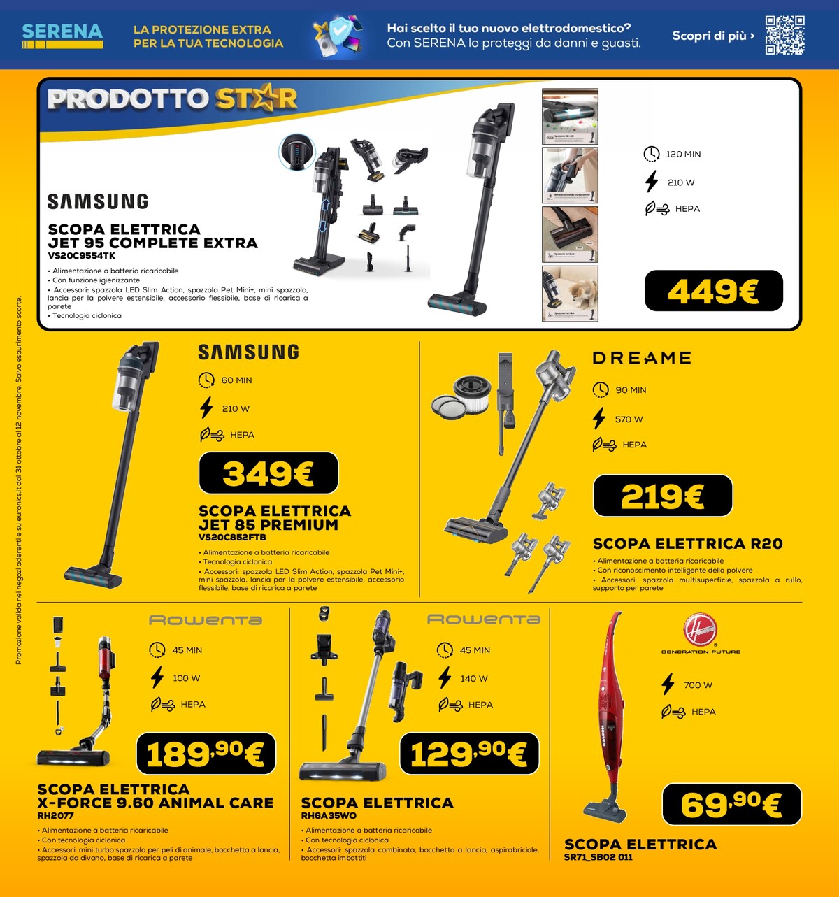 euronics - Volantino Euronics - Black Friday valido dal 31/10 al 12/11 - page: 38 euronics - Volantino Euronics - Black Friday valido dal 31/10 al 12/11 - page: 38