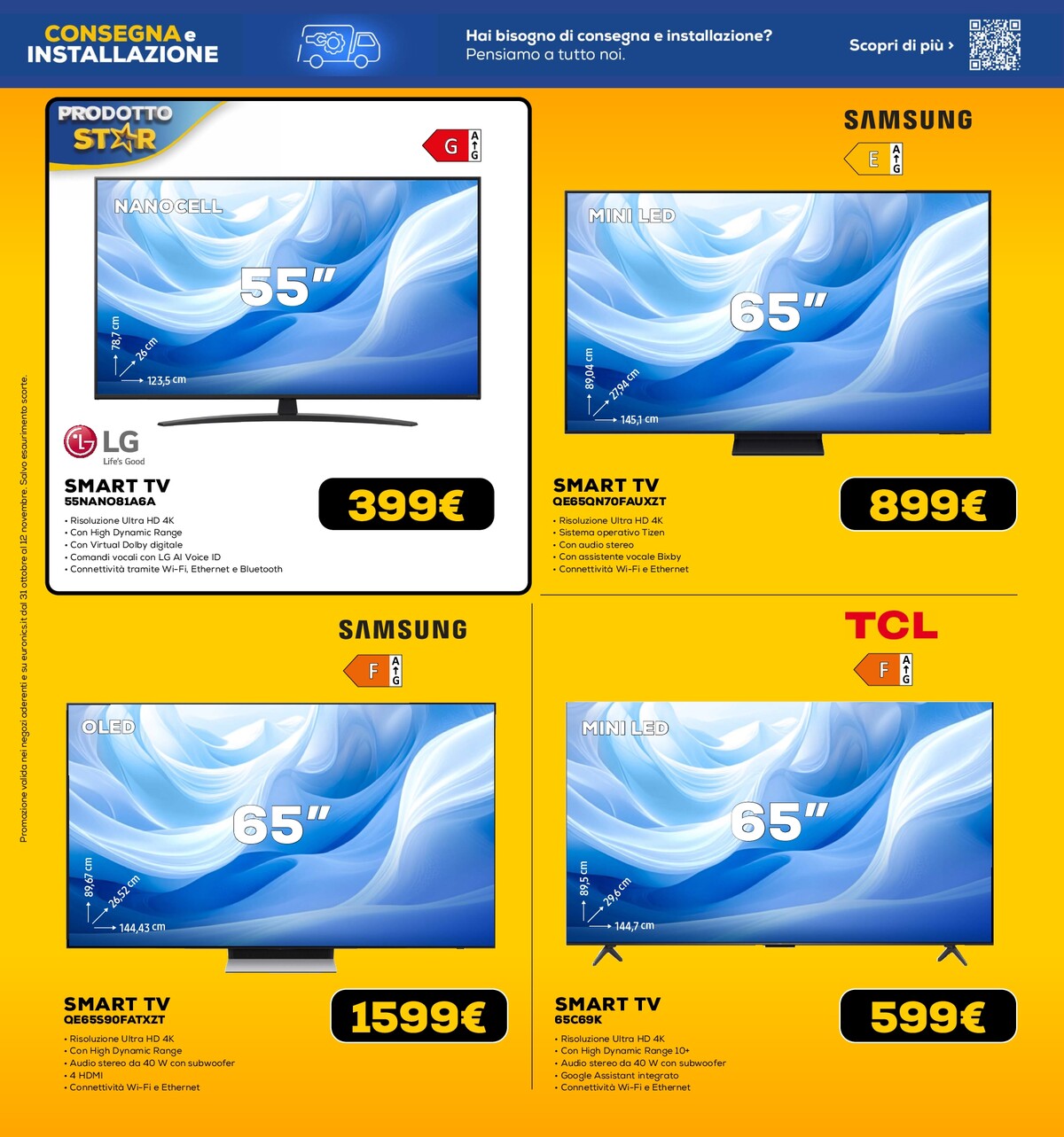 euronics - Volantino Euronics - Black Friday valido dal 31/10 al 12/11 - page: 12 euronics - Volantino Euronics - Black Friday valido dal 31/10 al 12/11 - page: 12