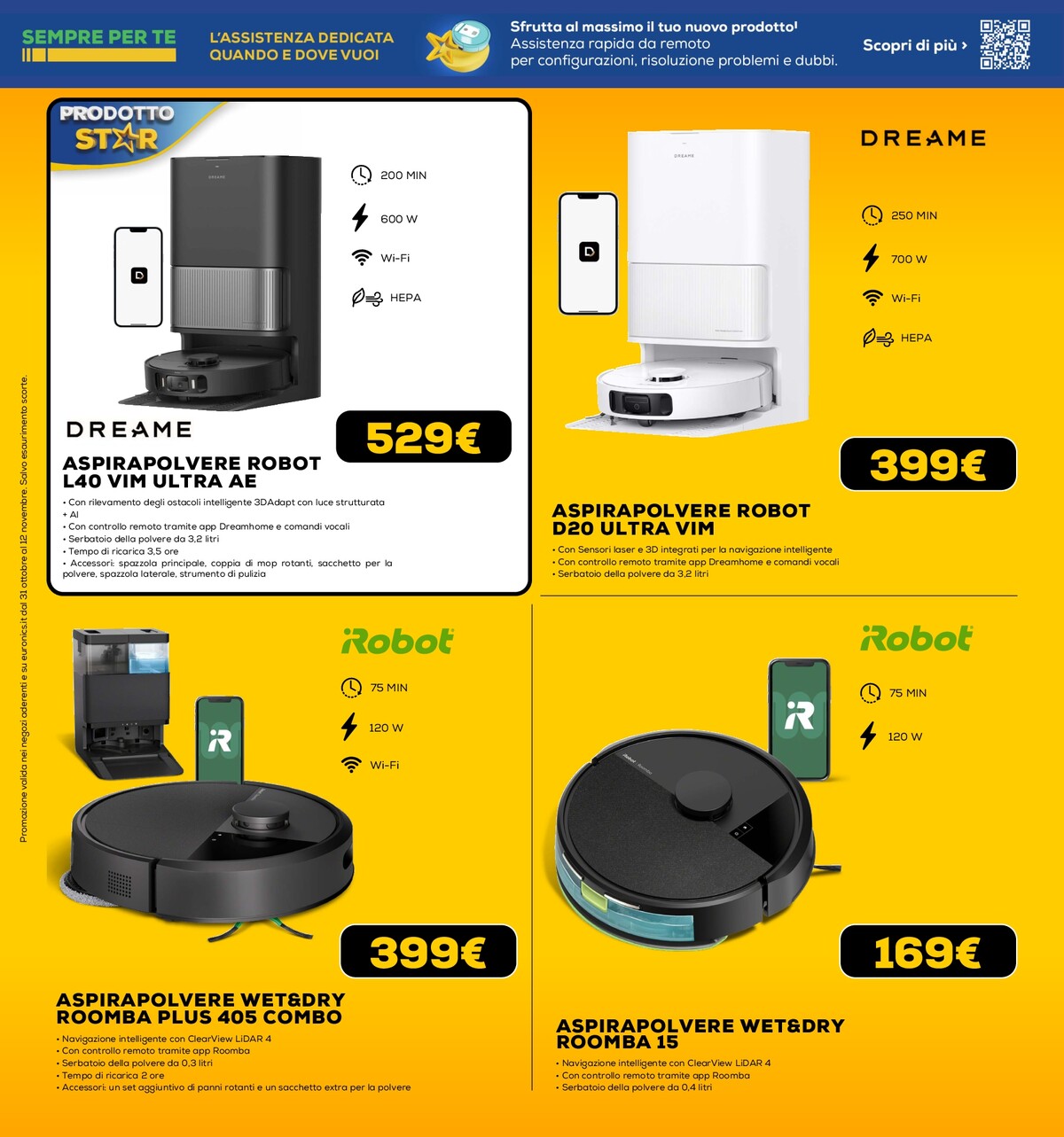 euronics - Volantino Euronics - Black Friday valido dal 31/10 al 12/11 - page: 40 euronics - Volantino Euronics - Black Friday valido dal 31/10 al 12/11 - page: 40