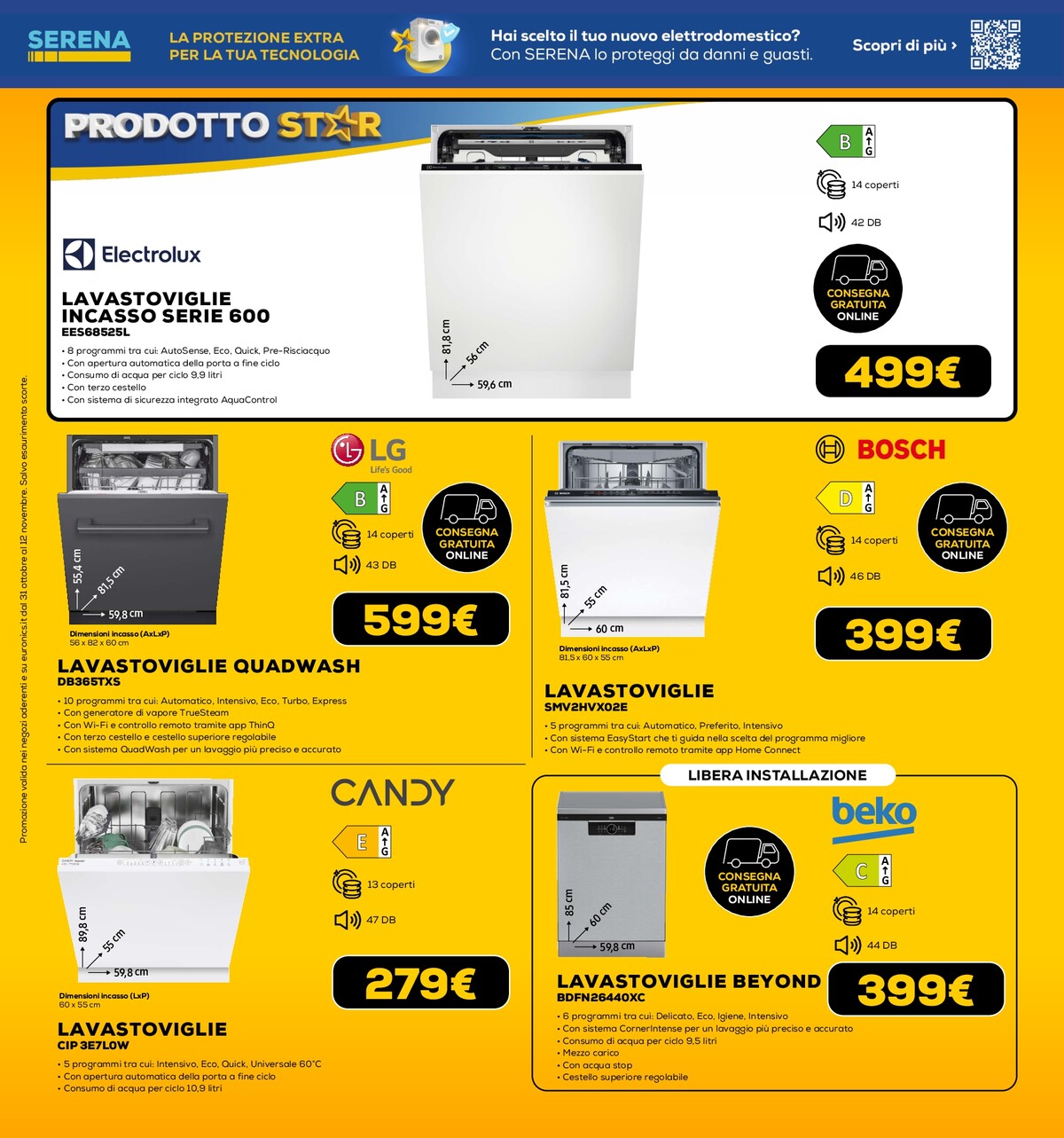 euronics - Volantino Euronics - Black Friday valido dal 31/10 al 12/11 - page: 34 euronics - Volantino Euronics - Black Friday valido dal 31/10 al 12/11 - page: 34