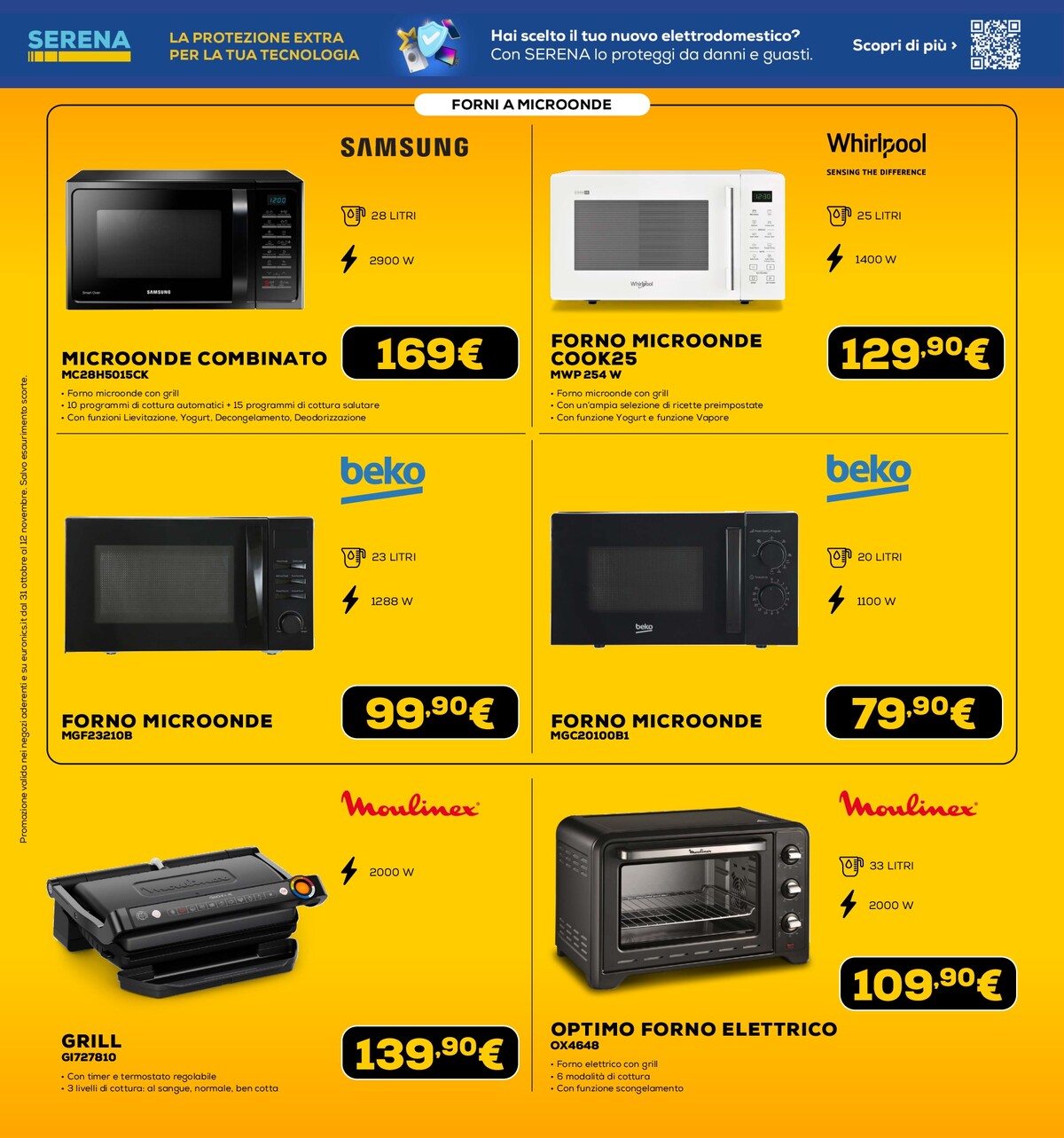 euronics - Volantino Euronics - Black Friday valido dal 31/10 al 12/11 - page: 44 euronics - Volantino Euronics - Black Friday valido dal 31/10 al 12/11 - page: 44