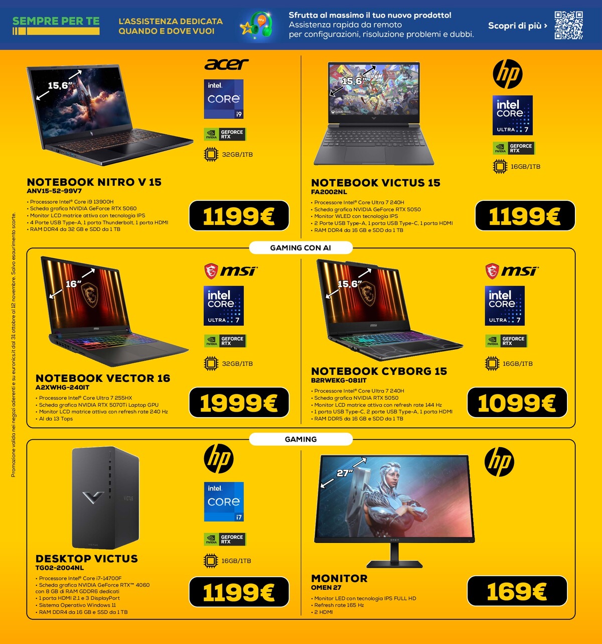 euronics - Volantino Euronics - Black Friday valido dal 31/10 al 12/11 - page: 18 euronics - Volantino Euronics - Black Friday valido dal 31/10 al 12/11 - page: 18