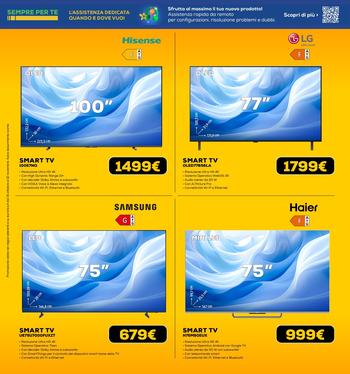 euronics - Volantino Euronics - Black Friday valido dal 31/10 al 12/11 - page: 10 euronics - Volantino Euronics - Black Friday valido dal 31/10 al 12/11 - page: 10