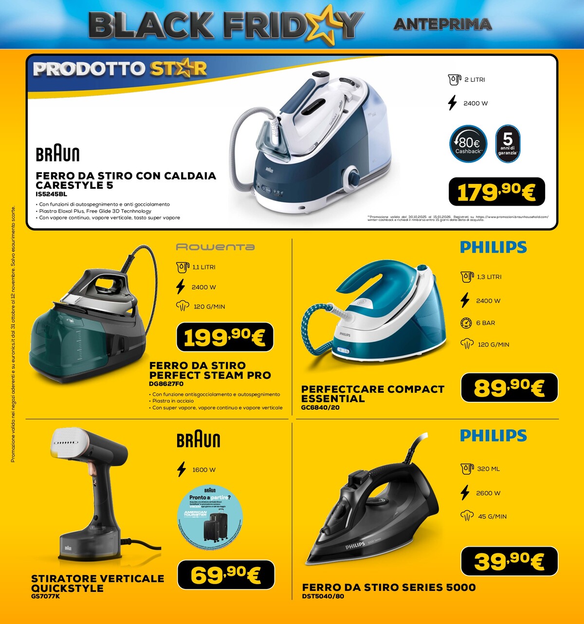euronics - Volantino Euronics - Black Friday valido dal 31/10 al 12/11 - page: 41 euronics - Volantino Euronics - Black Friday valido dal 31/10 al 12/11 - page: 41