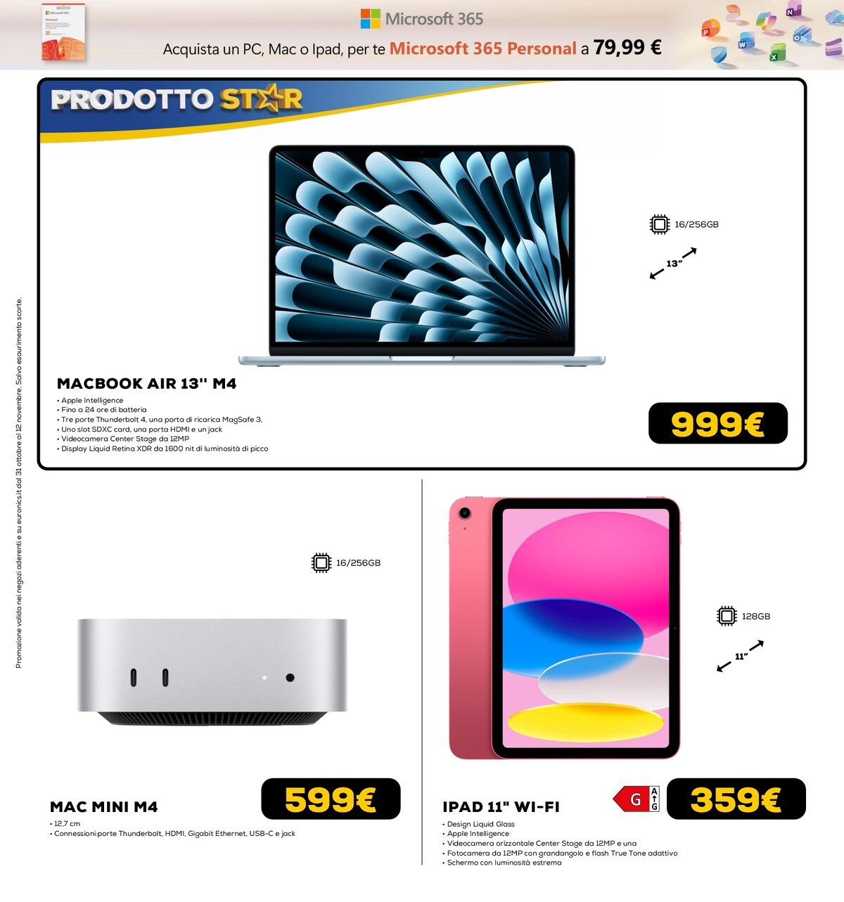 euronics - Volantino Euronics - Black Friday valido dal 31/10 al 12/11 - page: 16 euronics - Volantino Euronics - Black Friday valido dal 31/10 al 12/11 - page: 16