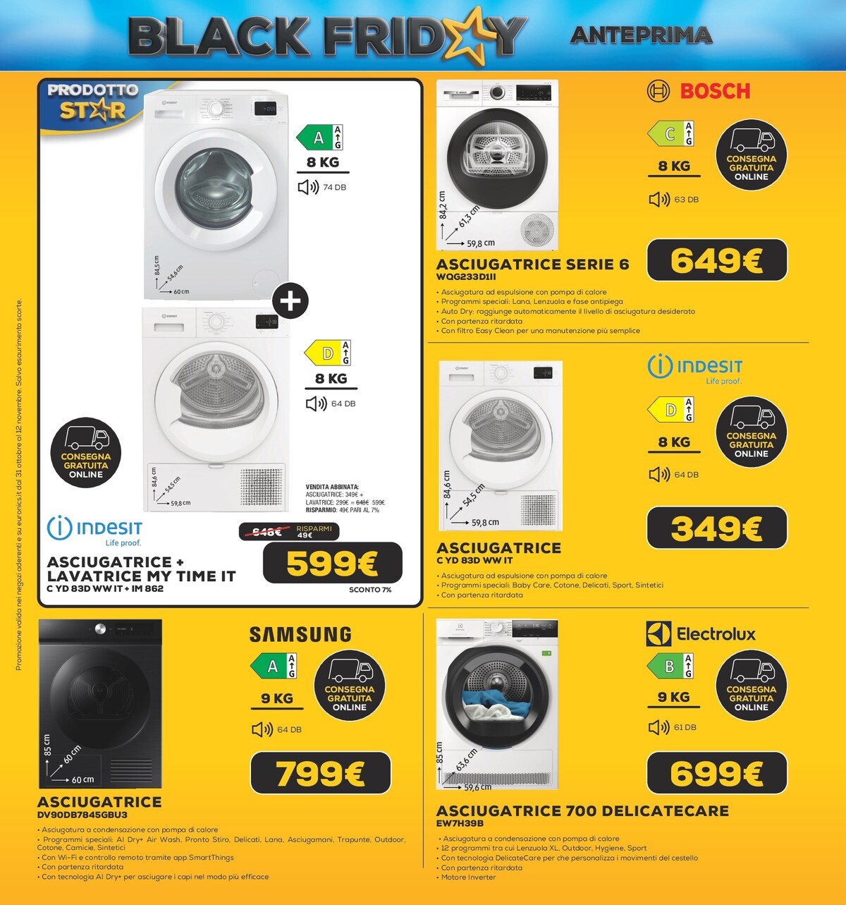 euronics - Volantino Euronics - Black Friday valido dal 31/10 al 12/11 - page: 27 euronics - Volantino Euronics - Black Friday valido dal 31/10 al 12/11 - page: 27