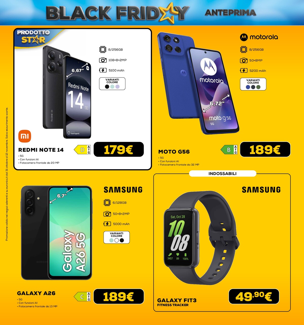 euronics - Volantino Euronics - Black Friday valido dal 31/10 al 12/11 - page: 7 euronics - Volantino Euronics - Black Friday valido dal 31/10 al 12/11 - page: 7
