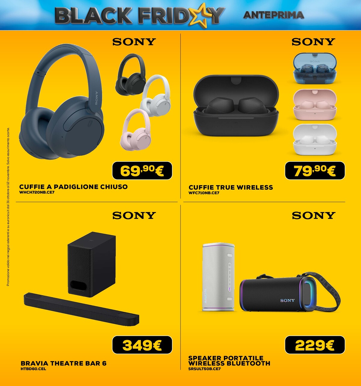 euronics - Volantino Euronics - Black Friday valido dal 31/10 al 12/11 - page: 15 euronics - Volantino Euronics - Black Friday valido dal 31/10 al 12/11 - page: 15