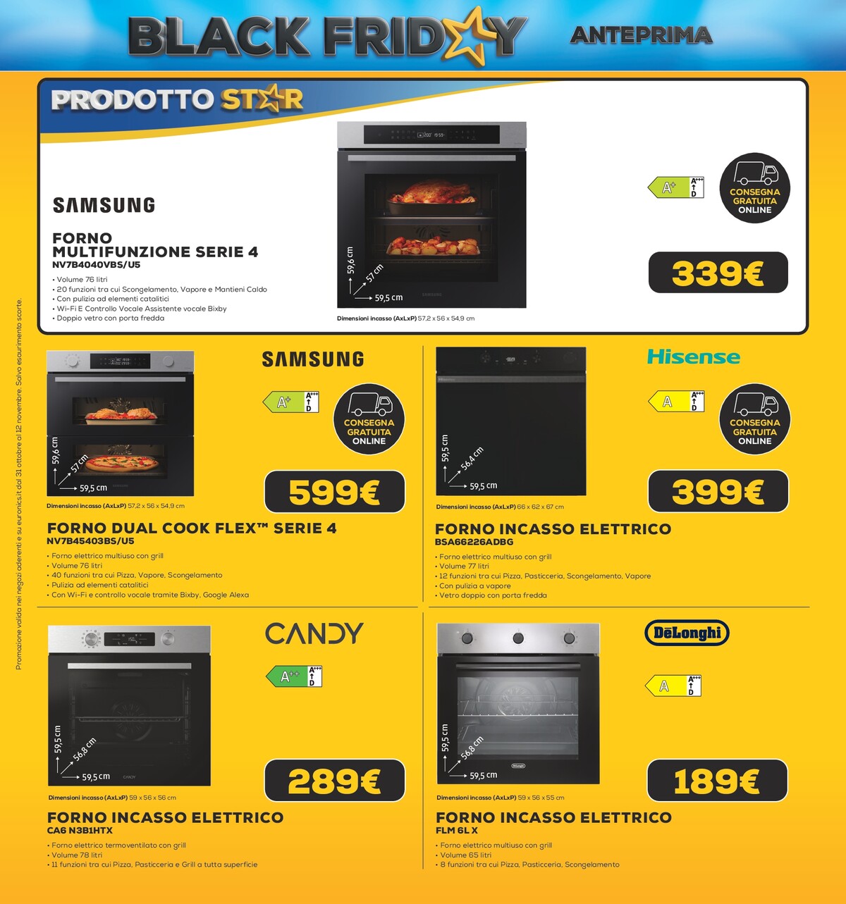 euronics - Volantino Euronics - Black Friday valido dal 31/10 al 12/11 - page: 36 euronics - Volantino Euronics - Black Friday valido dal 31/10 al 12/11 - page: 36