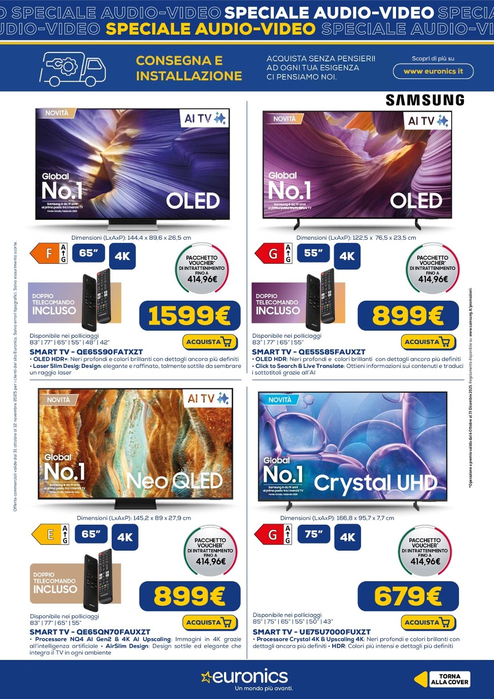 euronics - Volantino Euronics - Speciale Audio Video valido dal 31/10 al 12/11 - page: 6