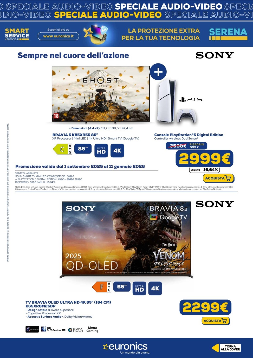 euronics - Volantino Euronics - Speciale Audio Video valido dal 31/10 al 12/11 - page: 4