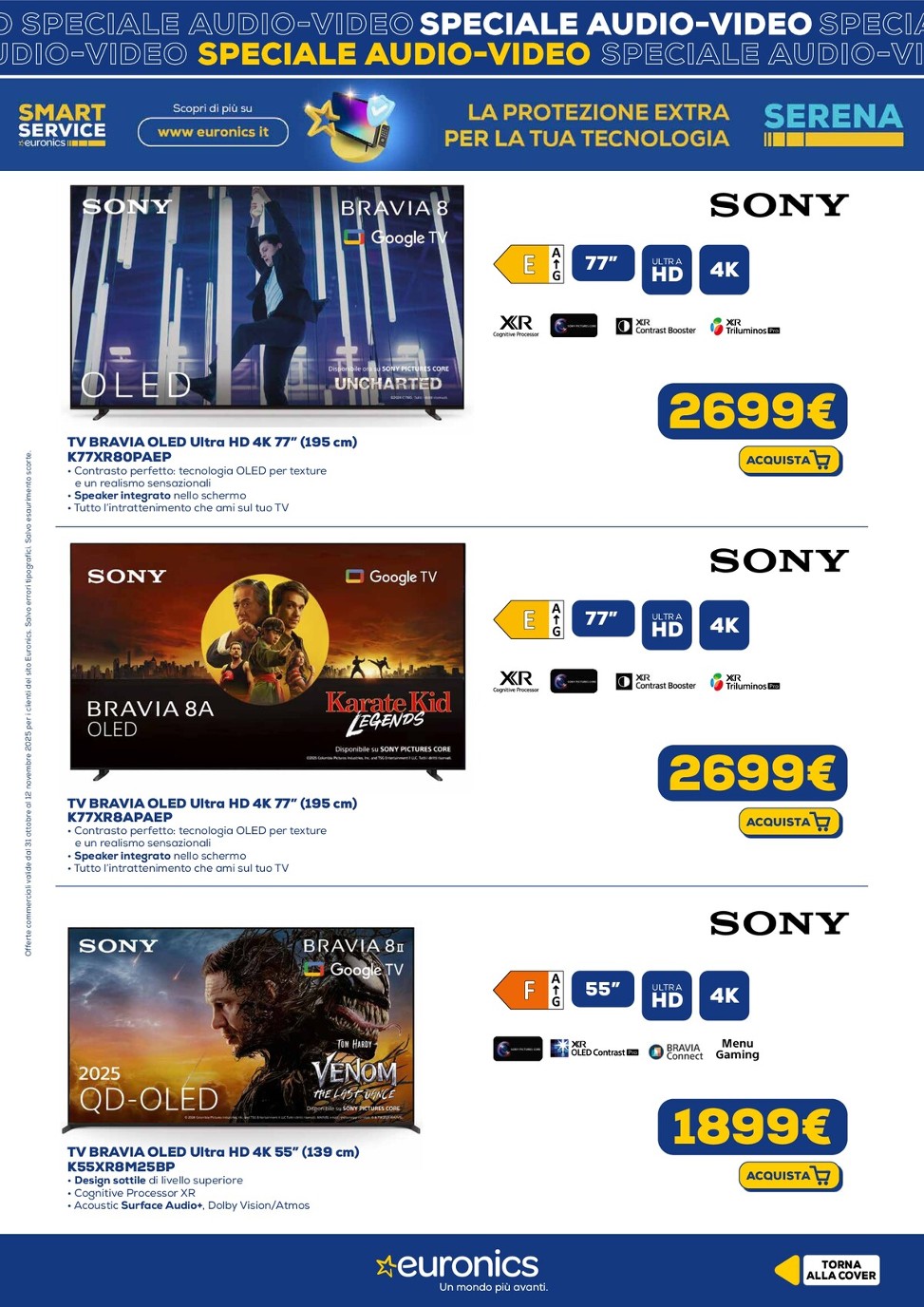 euronics - Volantino Euronics - Speciale Audio Video valido dal 31/10 al 12/11 - page: 5