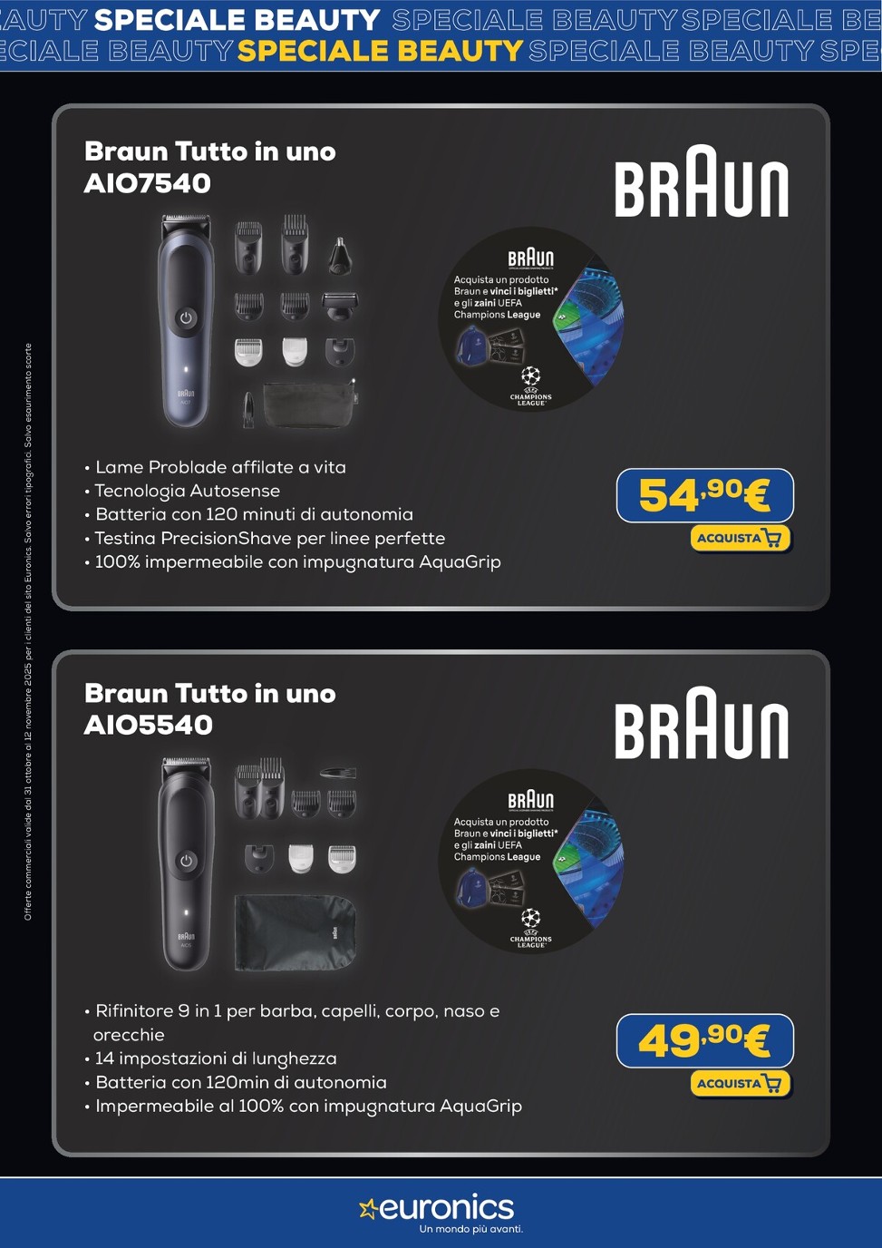 euronics - Volantino Euronics - Speciale Beauty valido dal 31/10 al 12/11 - page: 5