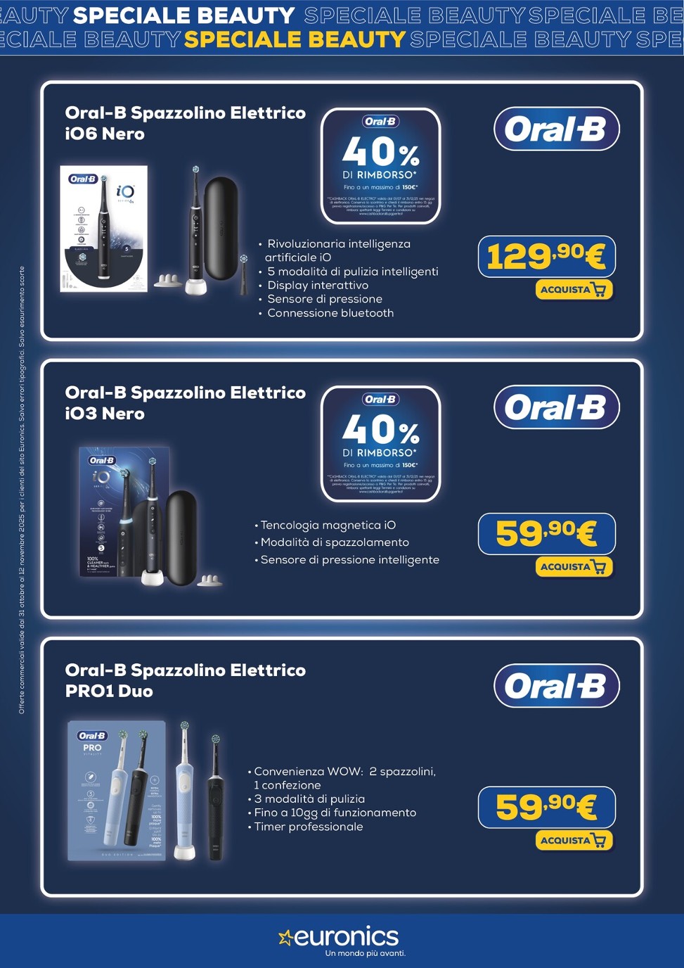 euronics - Volantino Euronics - Speciale Beauty valido dal 31/10 al 12/11 - page: 9