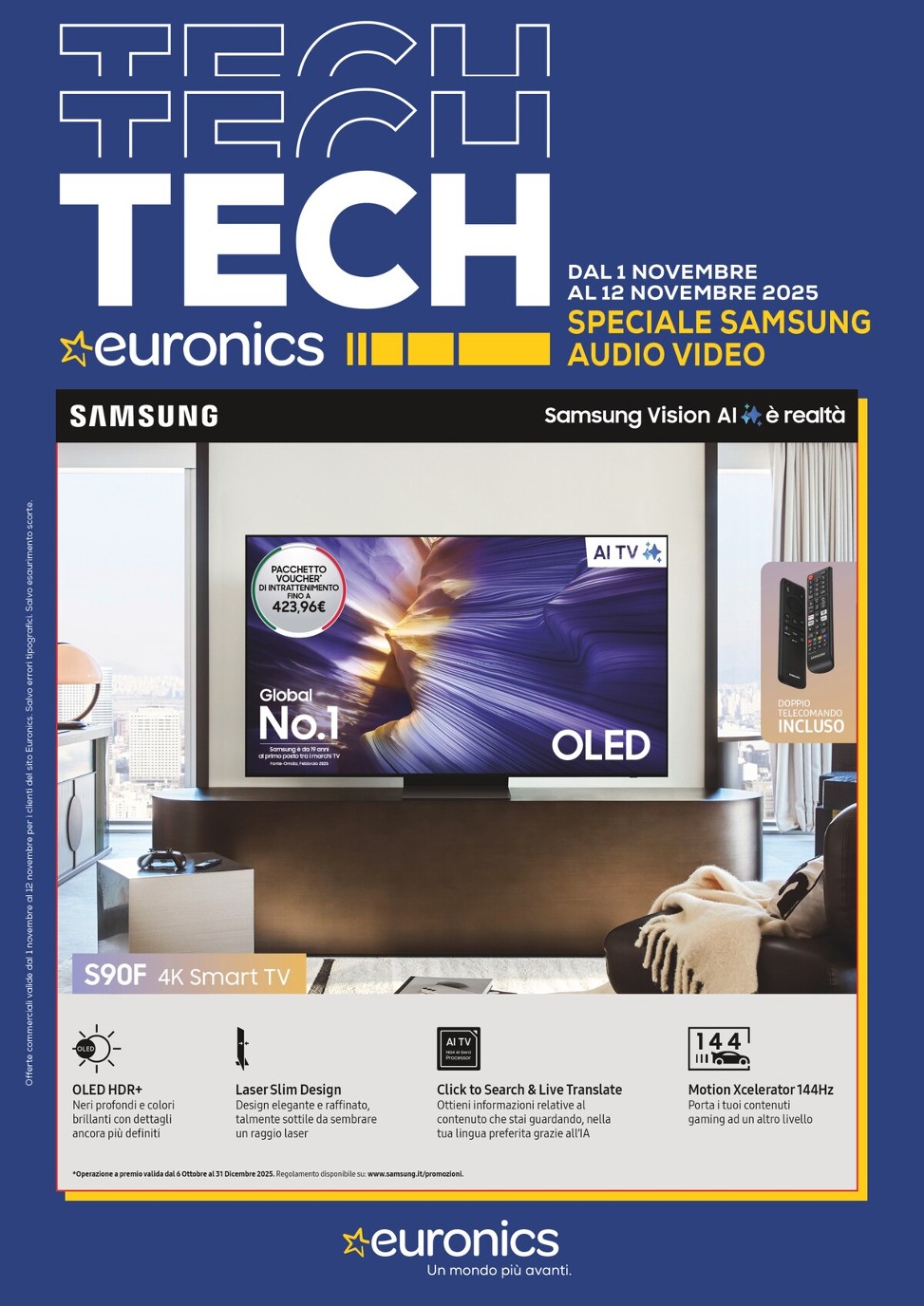euronics - Volantino Euronics - Speciale Samsung Audio Video valido dal 01/11 al 11/11