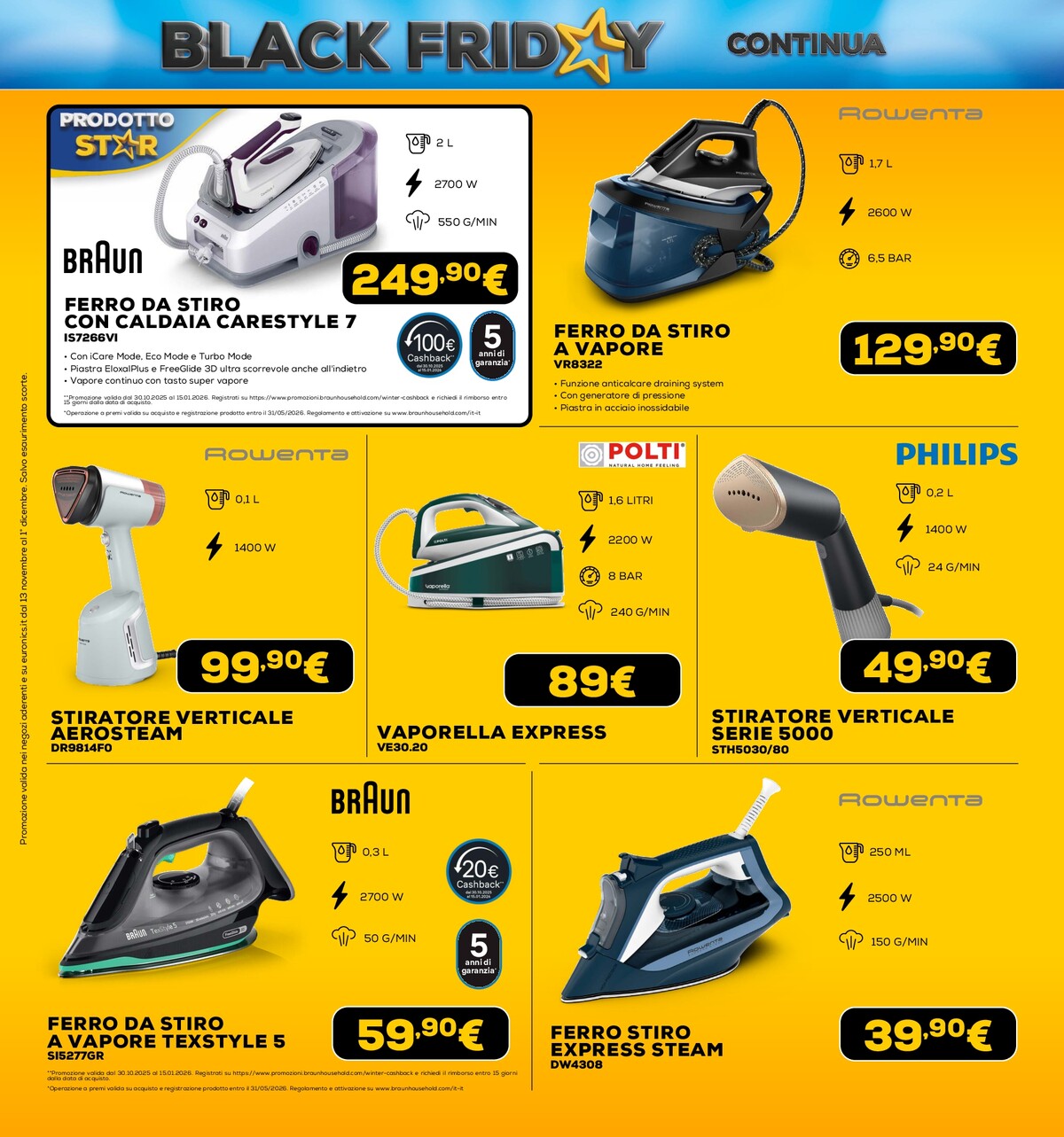 euronics - Volantino Euronics - Black Friday valido dal 13/11 al 01/12 - page: 39