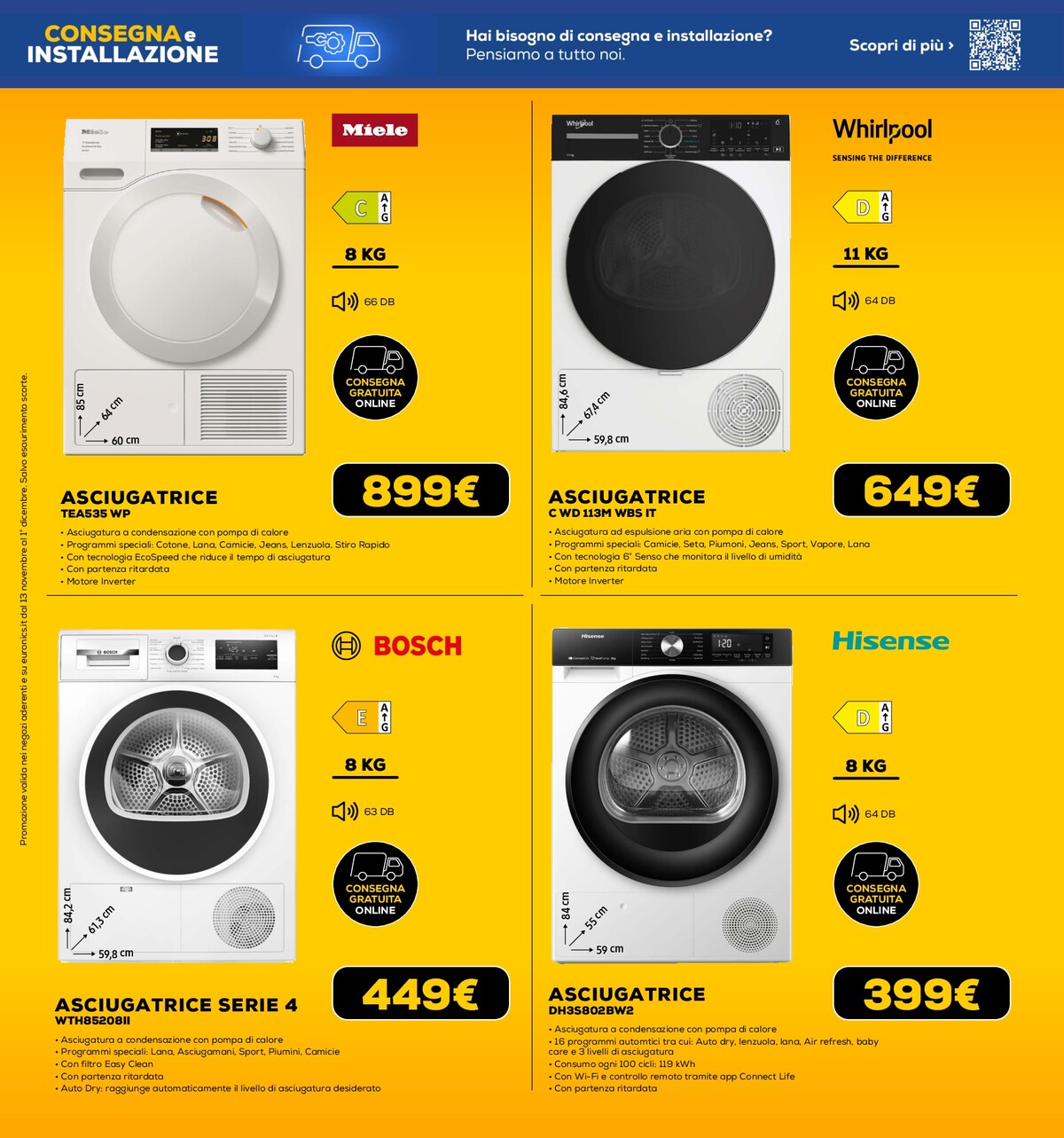 euronics - Volantino Euronics - Black Friday valido dal 13/11 al 01/12 - page: 4