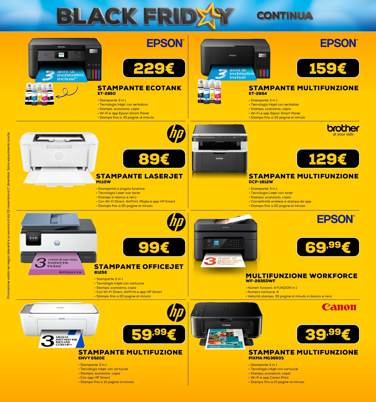 euronics - Volantino Euronics - Black Friday valido dal 13/11 al 01/12 - page: 31