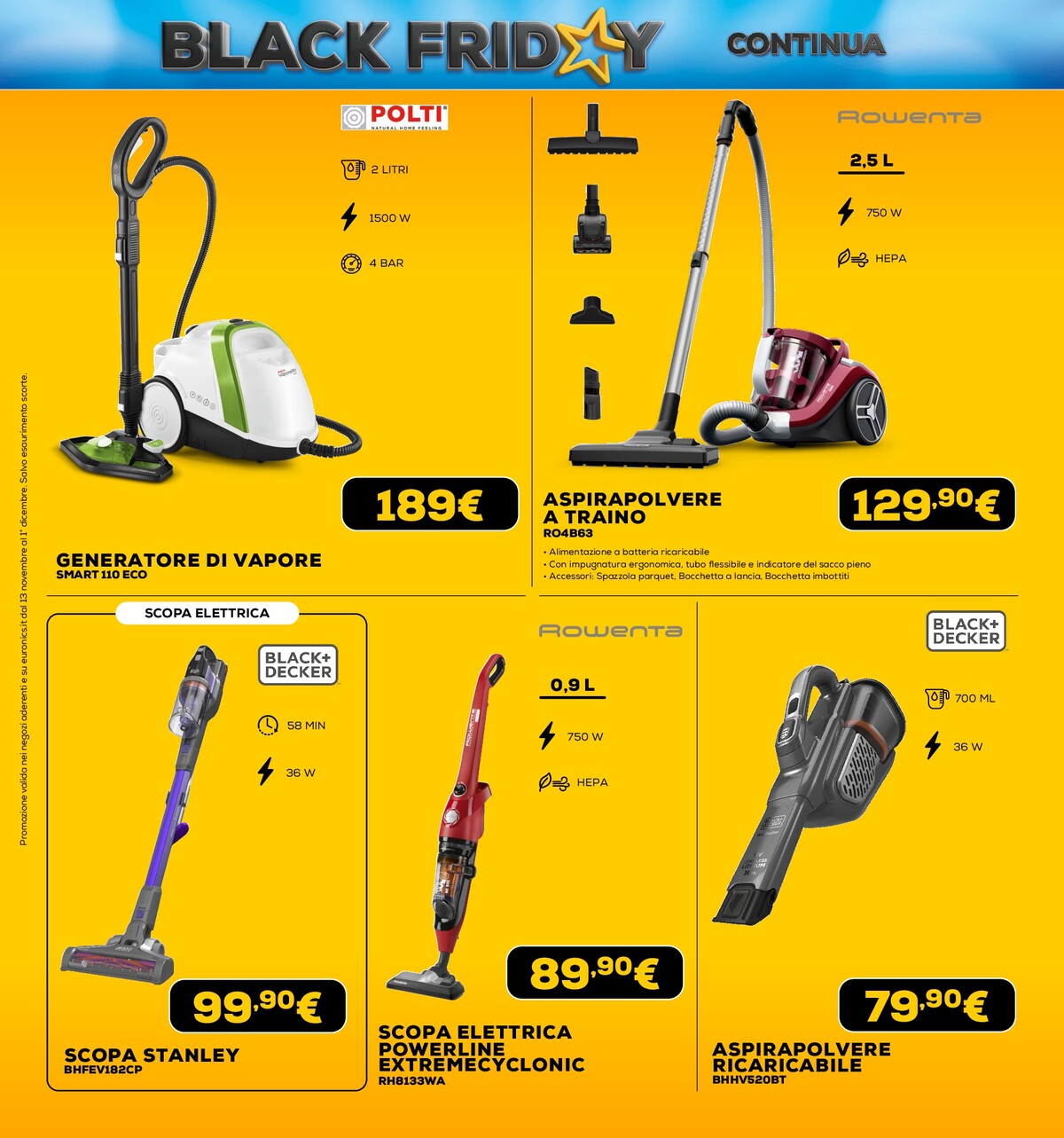 euronics - Volantino Euronics - Black Friday valido dal 13/11 al 01/12 - page: 37