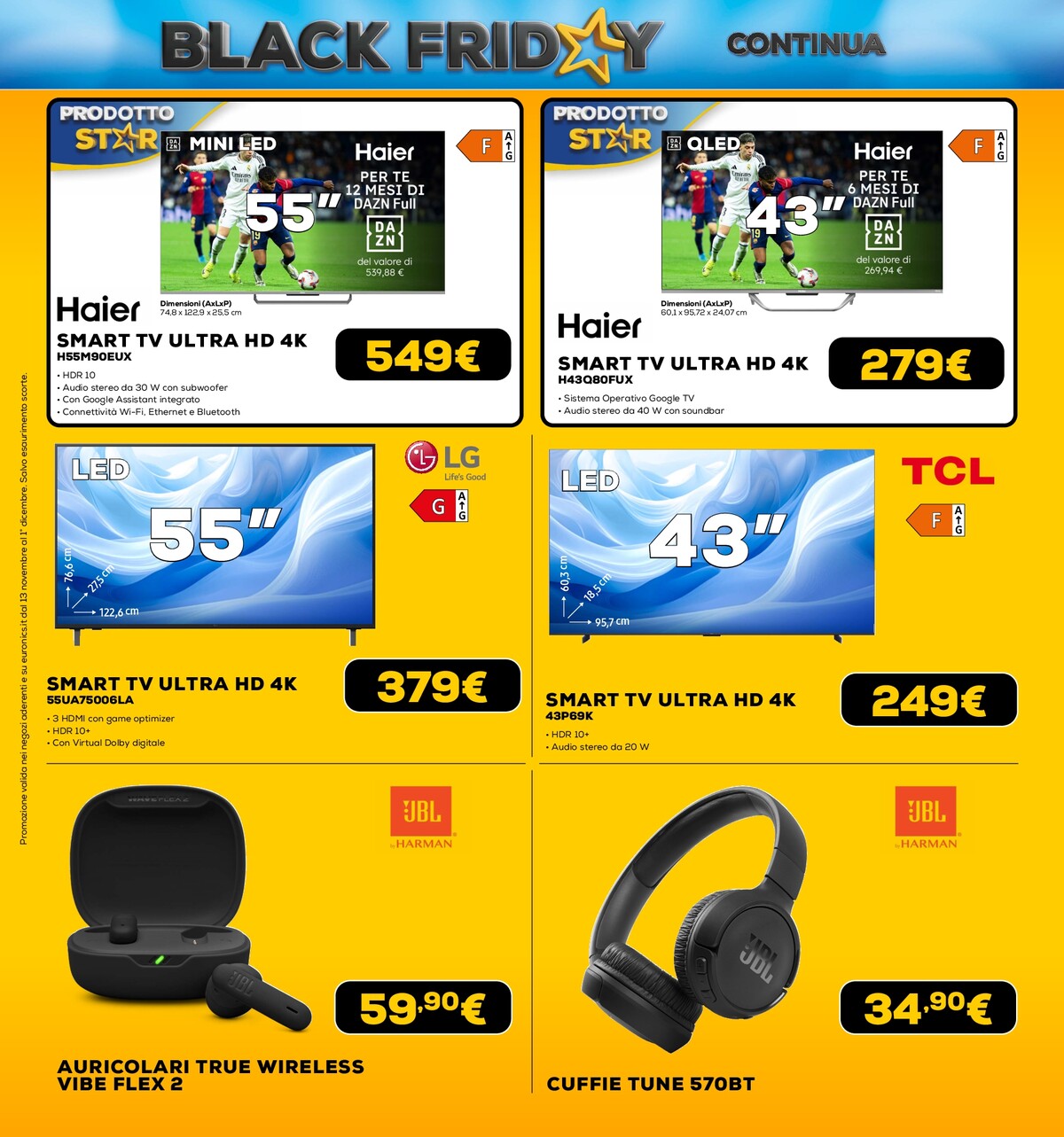 euronics - Volantino Euronics - Black Friday valido dal 13/11 al 01/12 - page: 23