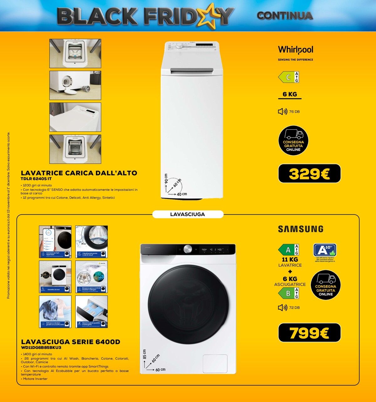 euronics - Volantino Euronics - Black Friday valido dal 13/11 al 01/12 - page: 7