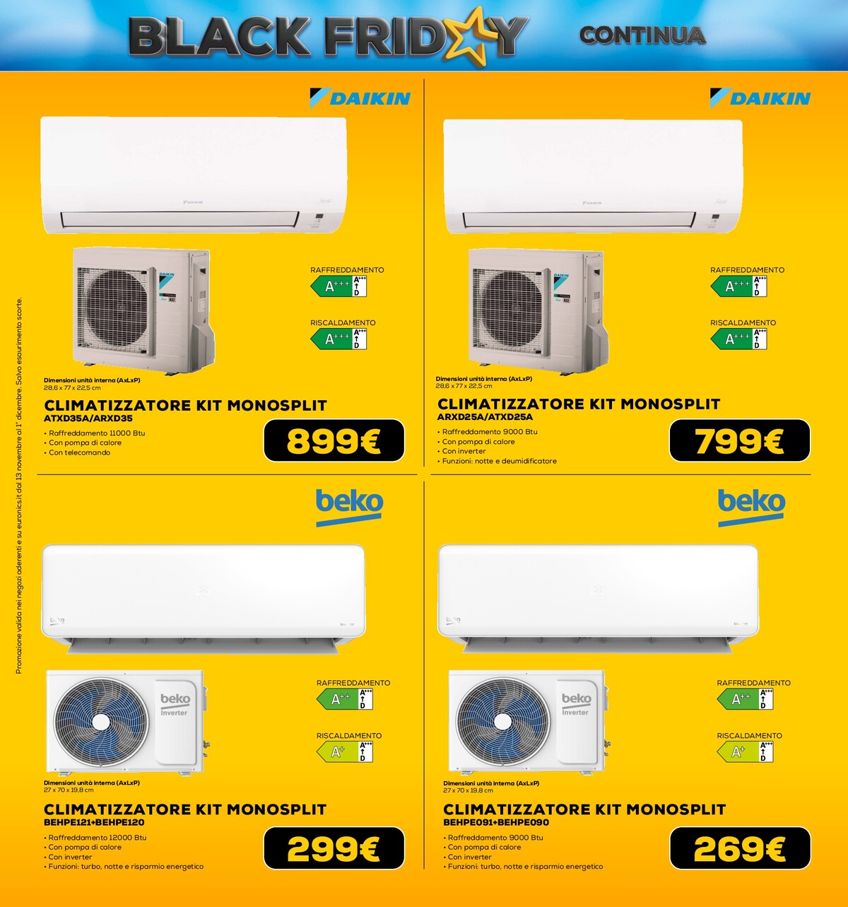euronics - Volantino Euronics - Black Friday valido dal 13/11 al 01/12 - page: 13