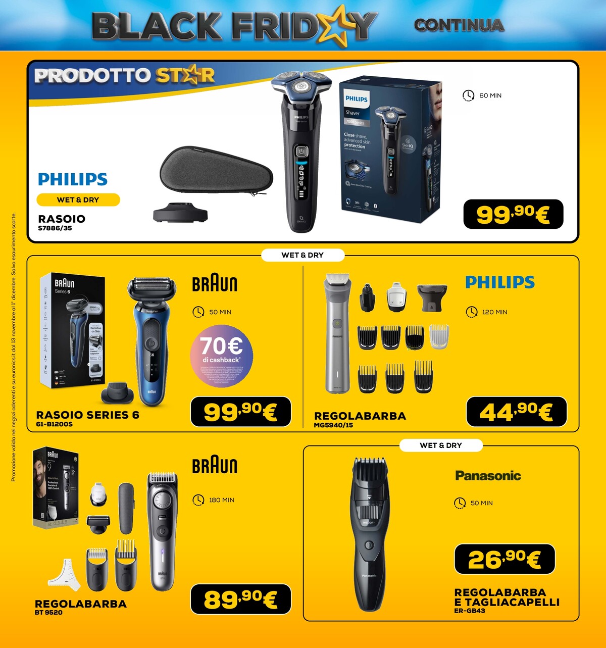 euronics - Volantino Euronics - Black Friday valido dal 13/11 al 01/12 - page: 47