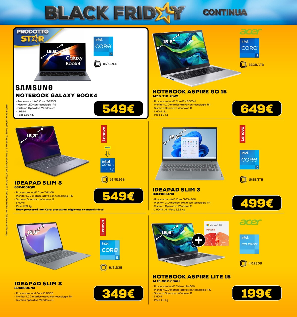 euronics - Volantino Euronics - Black Friday valido dal 13/11 al 01/12 - page: 27