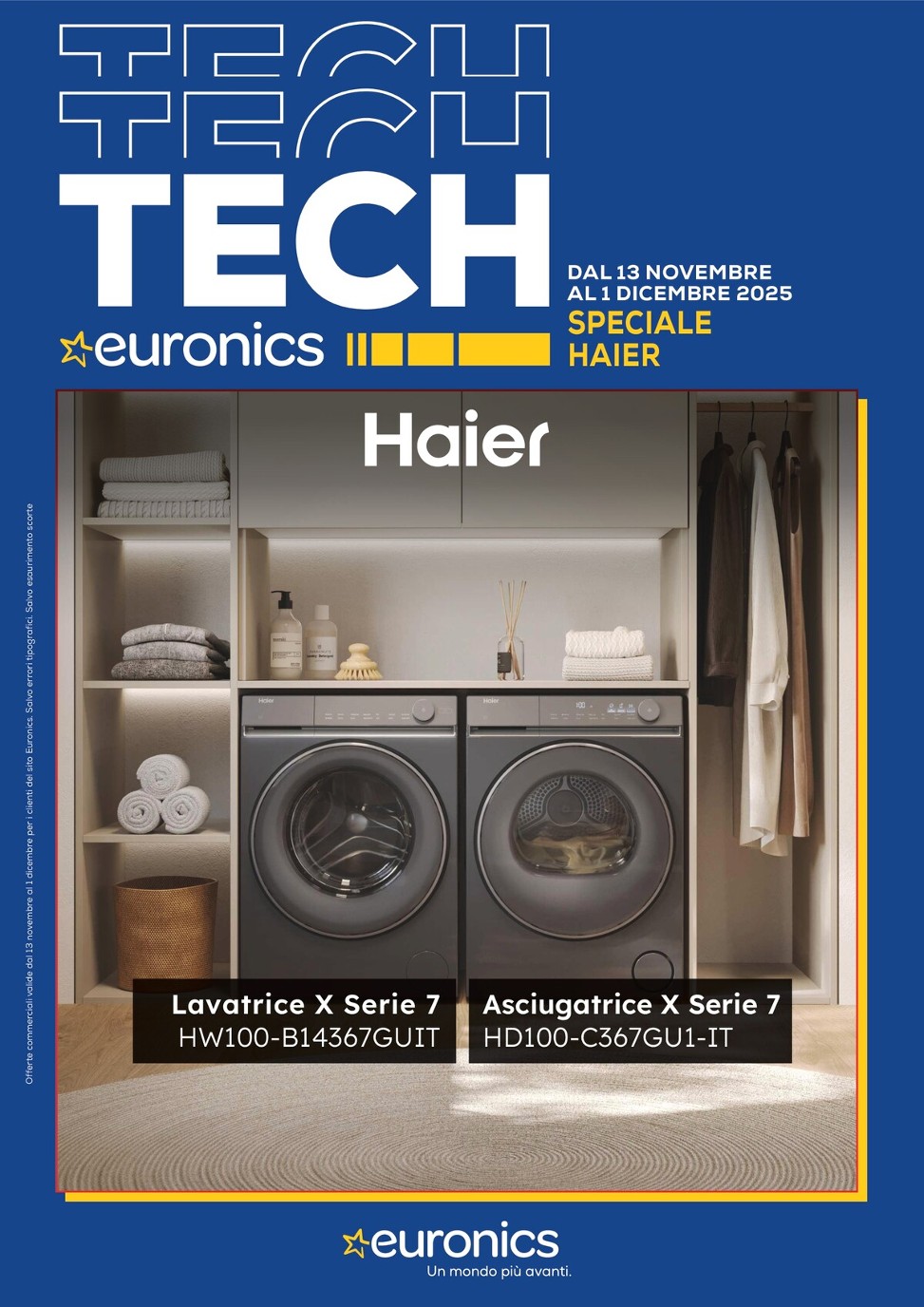 euronics - Volantino Euronics - Speciale Haier valido dal 13/11 al 01/12