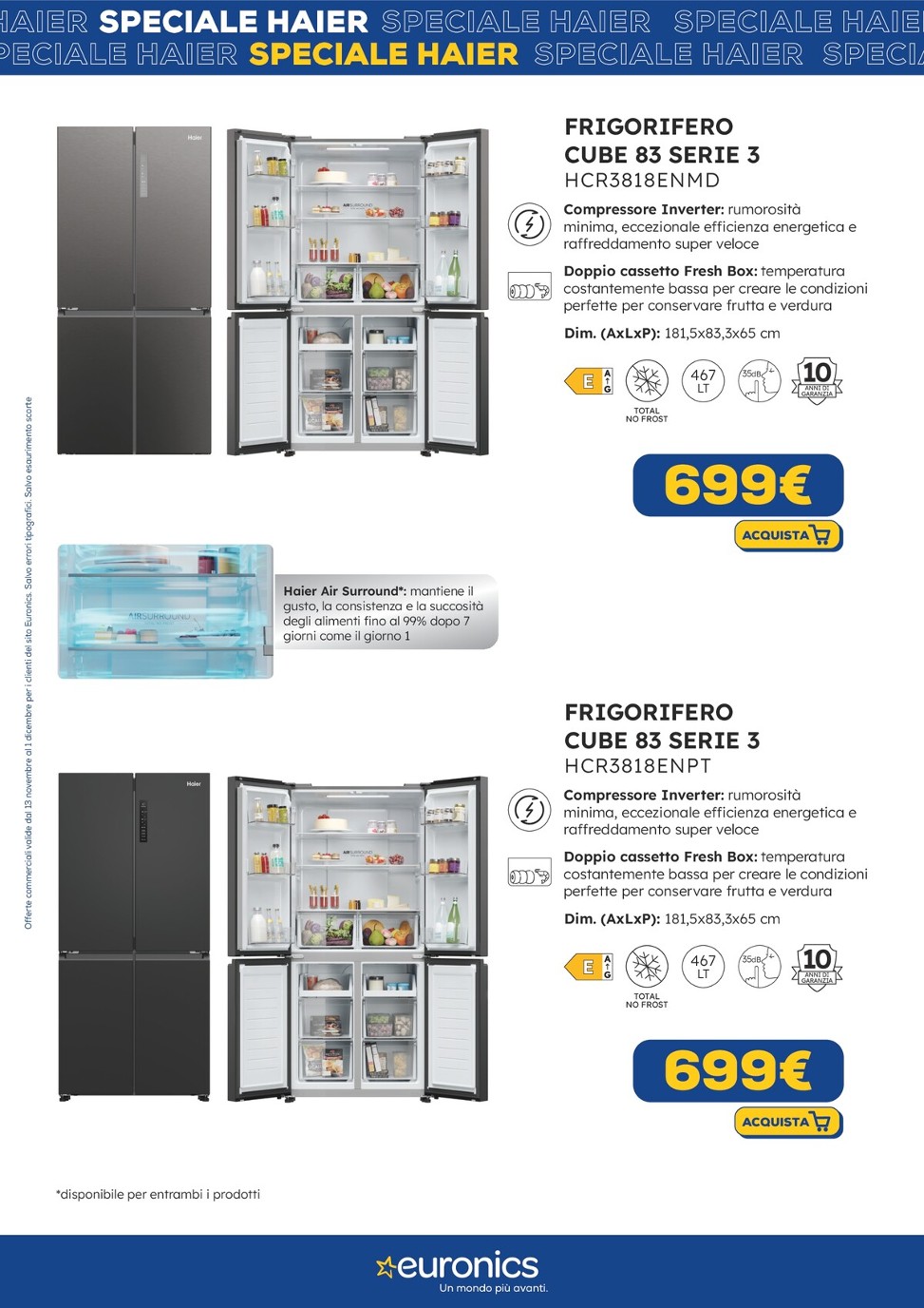 euronics - Volantino Euronics - Speciale Haier valido dal 13/11 al 01/12 - page: 15