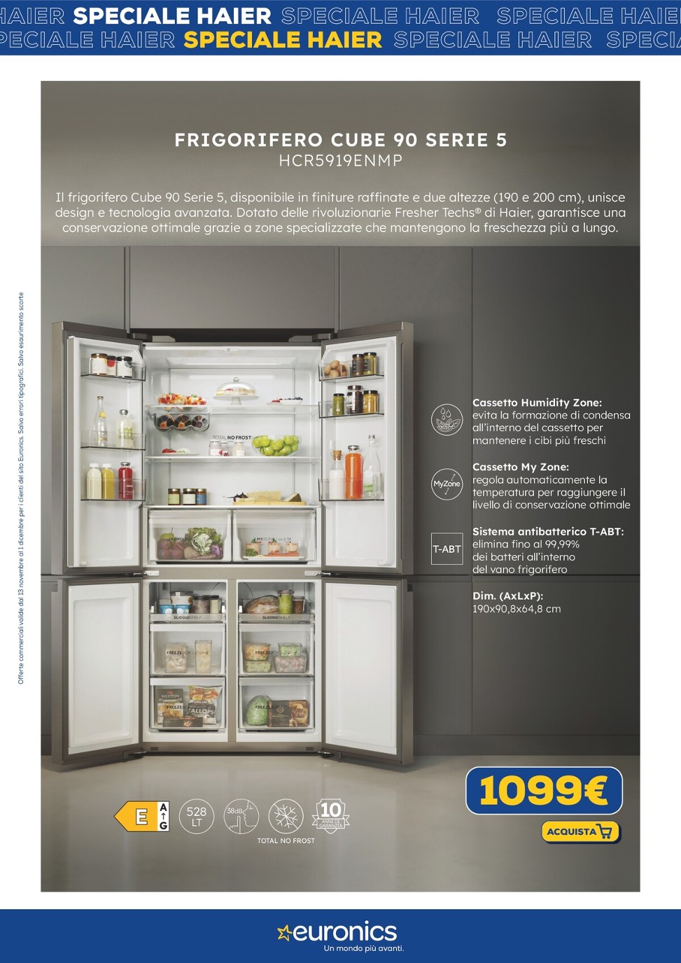 euronics - Volantino Euronics - Speciale Haier valido dal 13/11 al 01/12 - page: 11