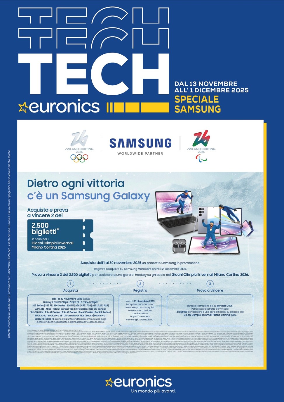 euronics - Volantino Euronics - Speciale Samsung valido dal 13/11 al 01/12