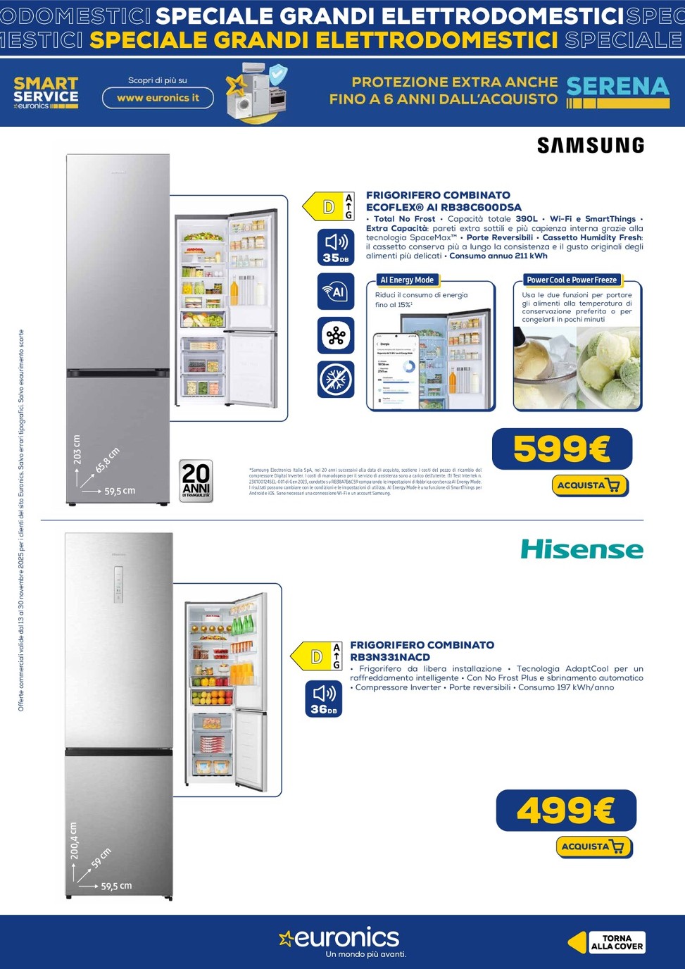 euronics - Volantino Euronics - Speciale Grandi Elettrodomestici valido dal 13/11 al 30/11 - page: 10