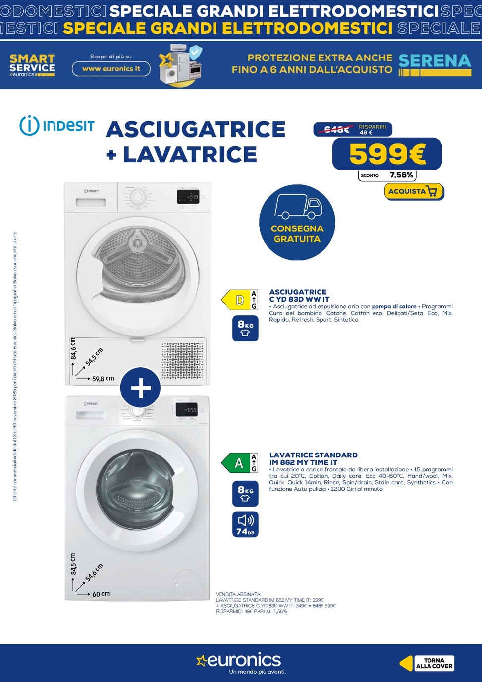 euronics - Volantino Euronics - Speciale Grandi Elettrodomestici valido dal 13/11 al 30/11 - page: 6