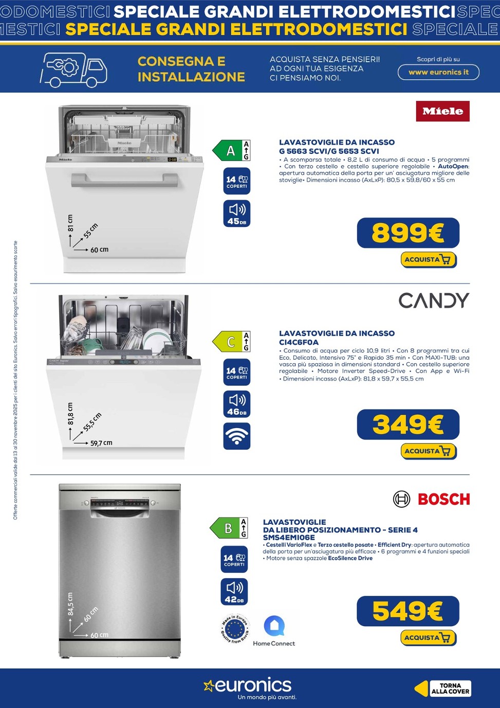 euronics - Volantino Euronics - Speciale Grandi Elettrodomestici valido dal 13/11 al 30/11 - page: 13