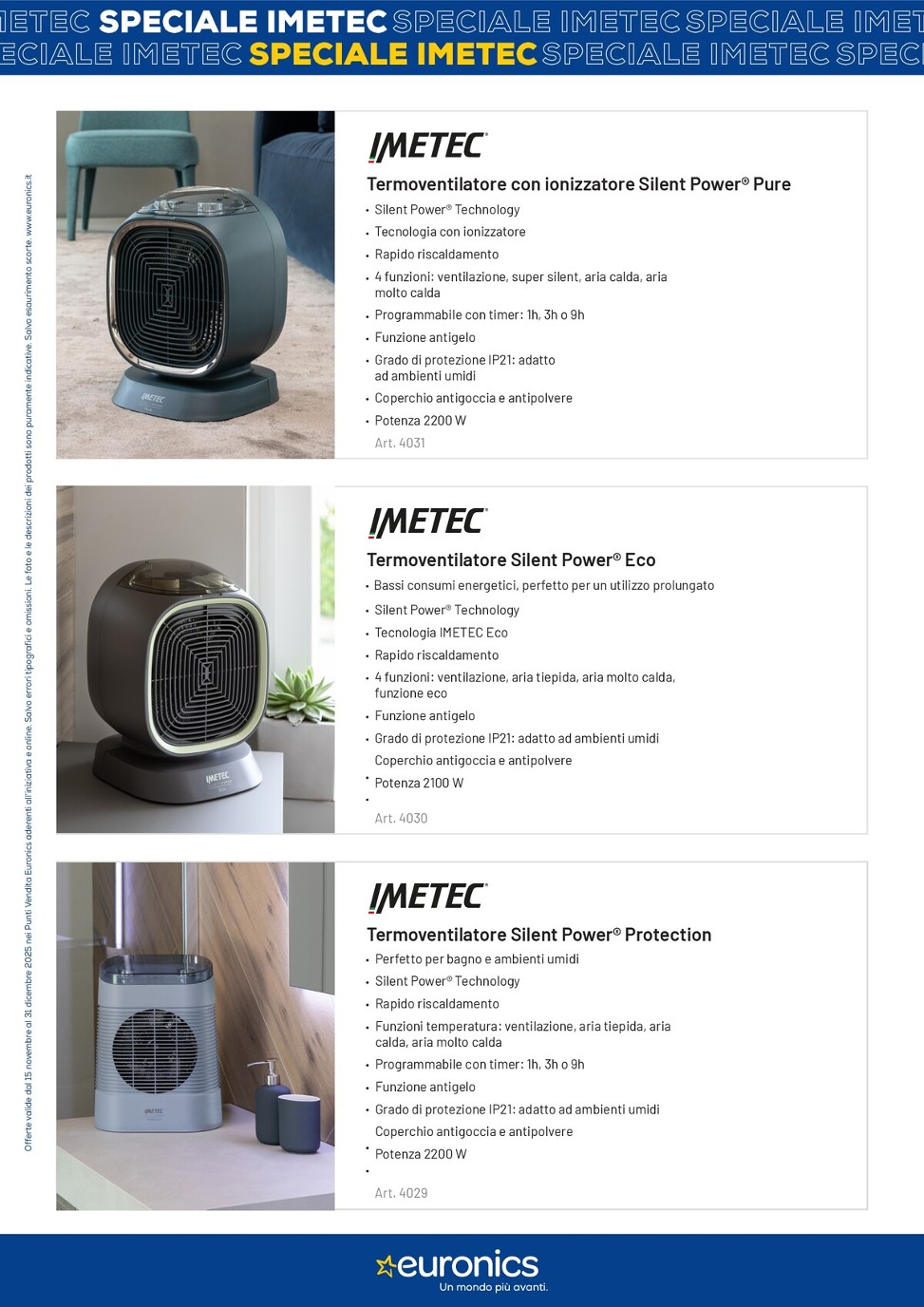 euronics - Volantino Euronics - Speciale Imetec valido dal 15/11 al 31/12 - page: 9