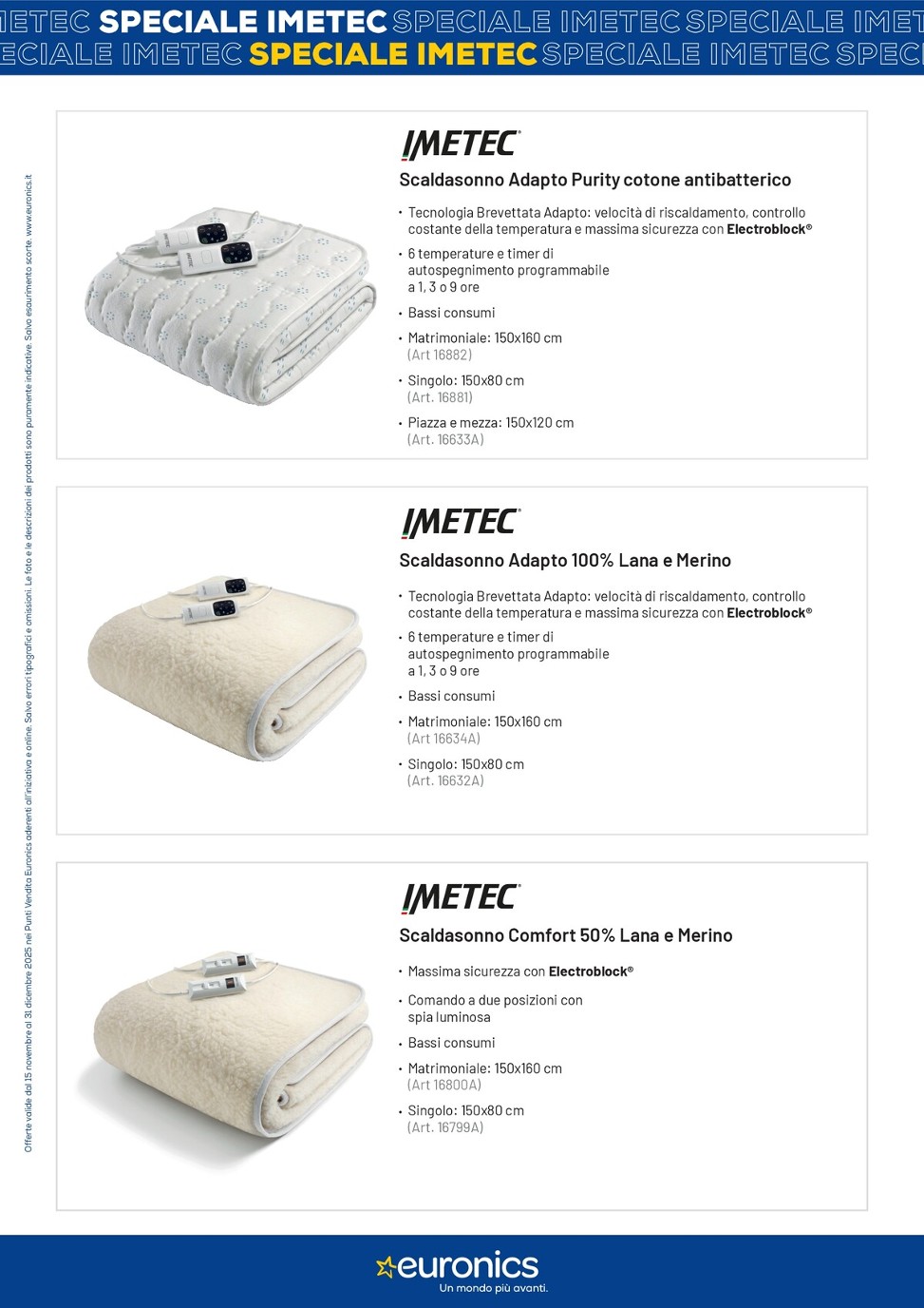 euronics - Volantino Euronics - Speciale Imetec valido dal 15/11 al 31/12 - page: 6