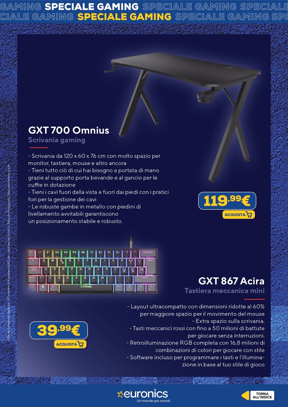 euronics - Volantino Euronics - Speciale Milan Games Week valido dal 18/11 al 09/12 - page: 11