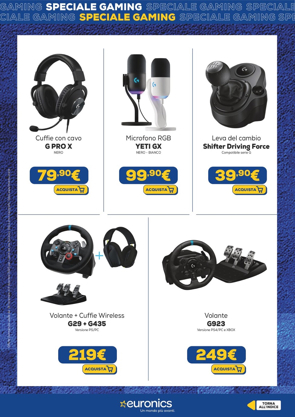 euronics - Volantino Euronics - Speciale Milan Games Week valido dal 18/11 al 09/12 - page: 8