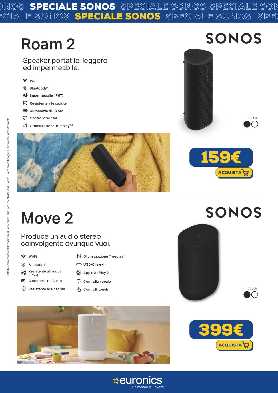 euronics - Volantino Euronics - Speciale Sonos valido dal 20/11 al 30/11 - page: 5