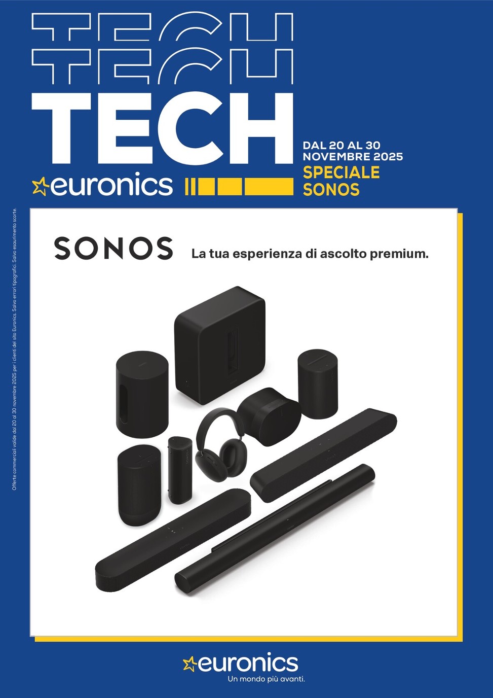 euronics - Volantino Euronics - Speciale Sonos valido dal 20/11 al 30/11