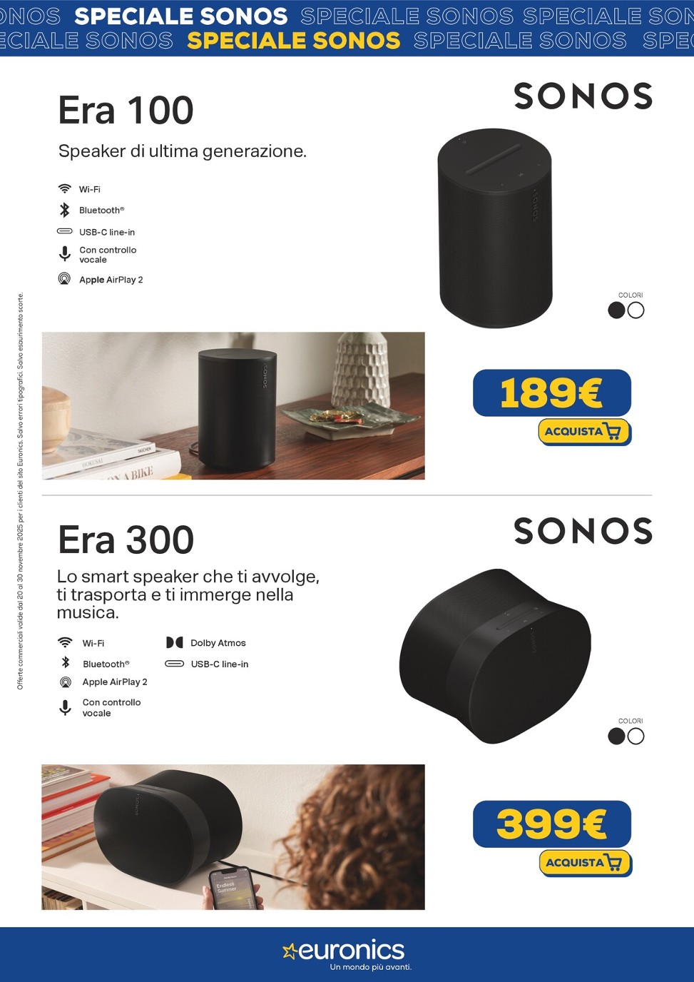 euronics - Volantino Euronics - Speciale Sonos valido dal 20/11 al 30/11 - page: 4