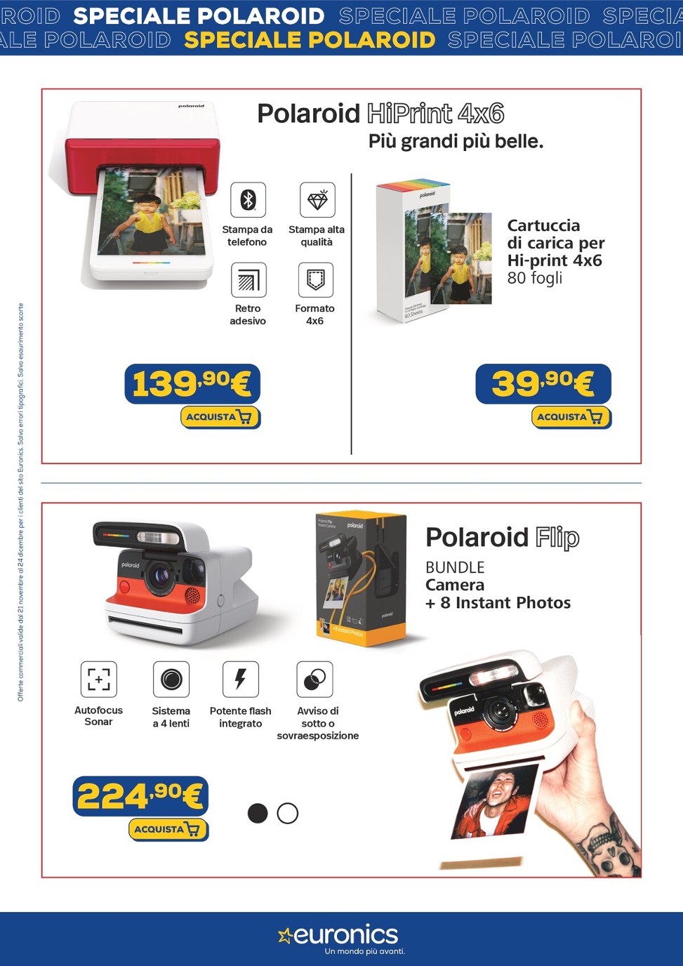 euronics - Volantino Euronics - Speciale Polaroid valido dal 21/11 al 25/12 - page: 3