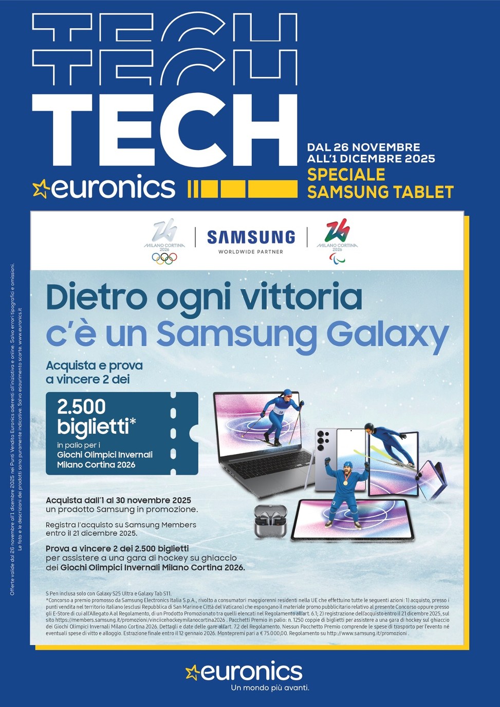 euronics - Volantino Euronics - Speciale Samsung valido dal 26/11 al 01/12