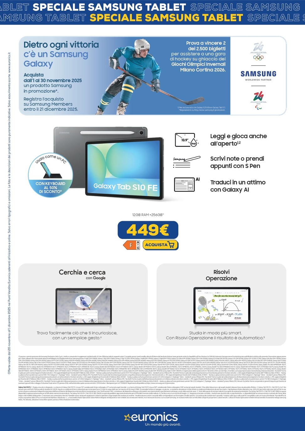 euronics - Volantino Euronics - Speciale Samsung valido dal 26/11 al 01/12 - page: 4