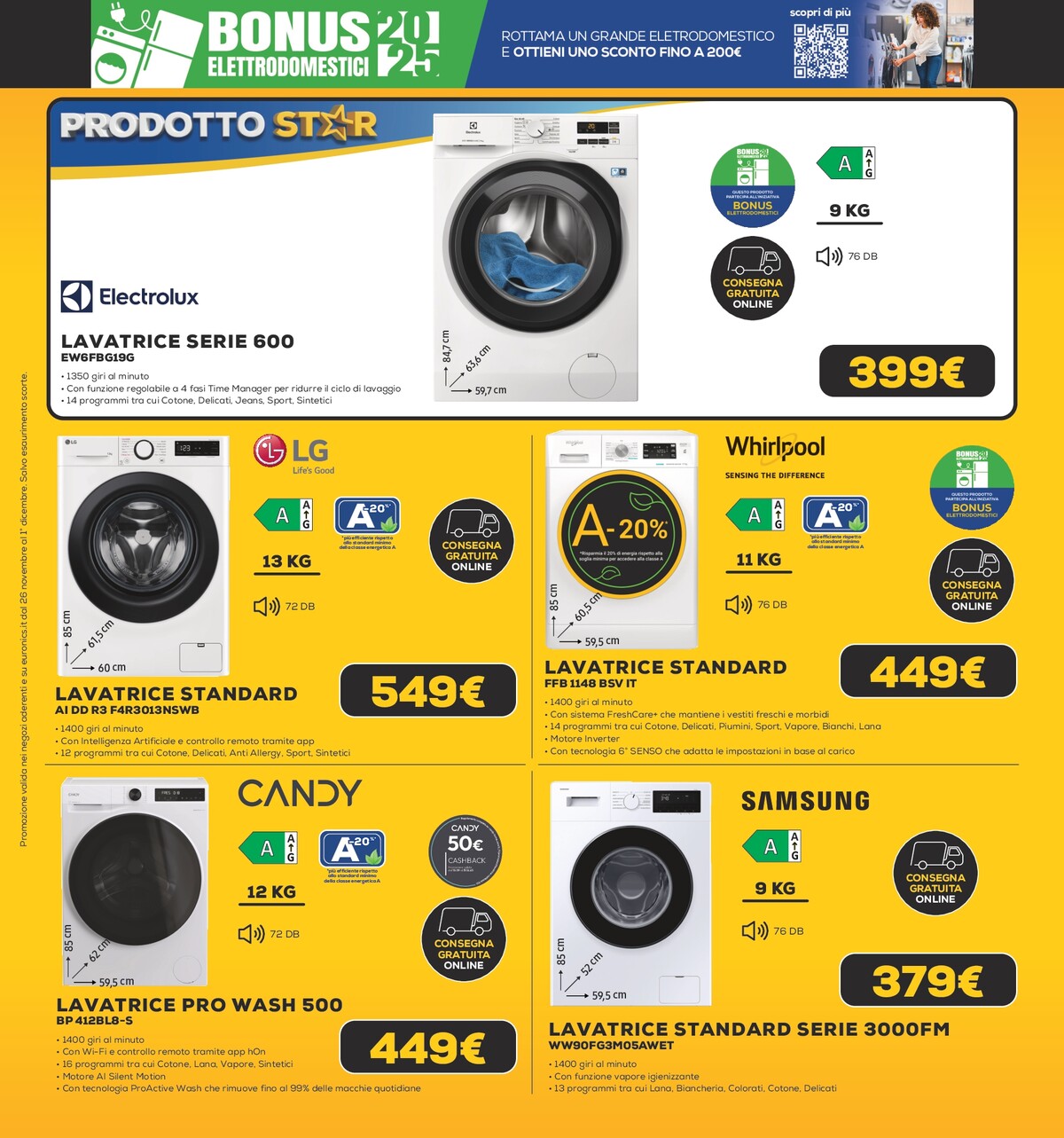 euronics - Volantino Euronics - Black Friday Gran Finale valido dal 26/11 al 01/12 - page: 5