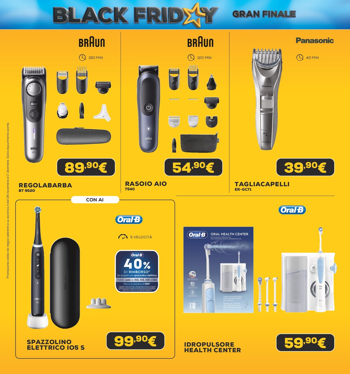 euronics - Volantino Euronics - Black Friday Gran Finale valido dal 26/11 al 01/12 - page: 51
