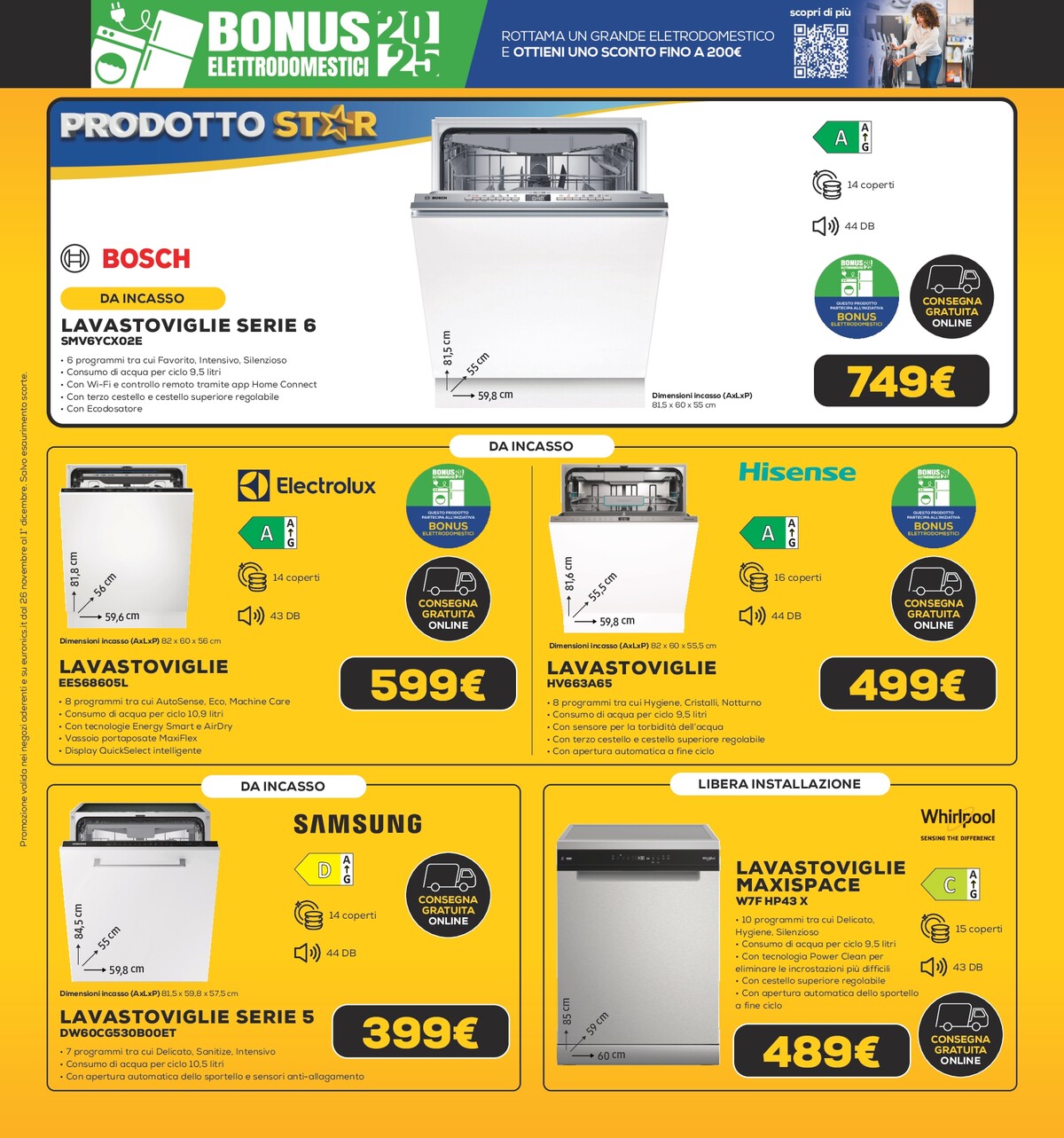 euronics - Volantino Euronics - Black Friday Gran Finale valido dal 26/11 al 01/12 - page: 9