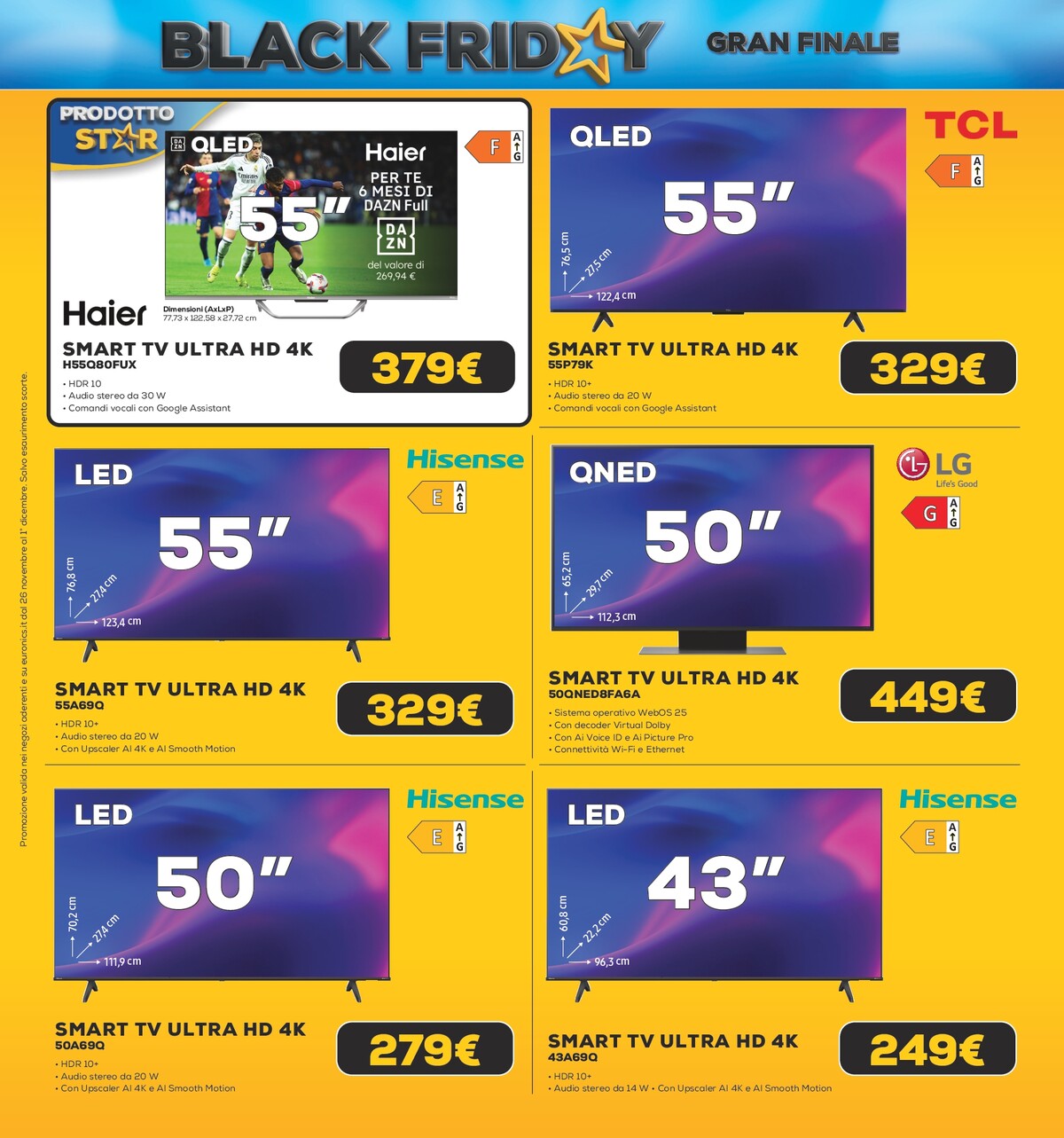 euronics - Volantino Euronics - Black Friday Gran Finale valido dal 26/11 al 01/12 - page: 23
